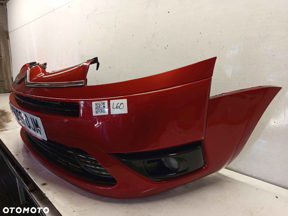 + ZDERZAK PRZÓD PRZEDNI DO CITROEN C4 GRAND PICASSO EKQD BORDO HALOGENY - 3