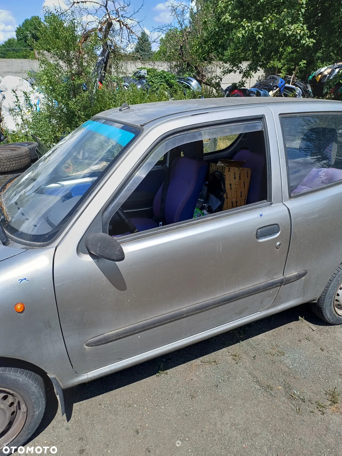 Drzwi Zdrowe Fiat Seicento 2001r cały na części - 4