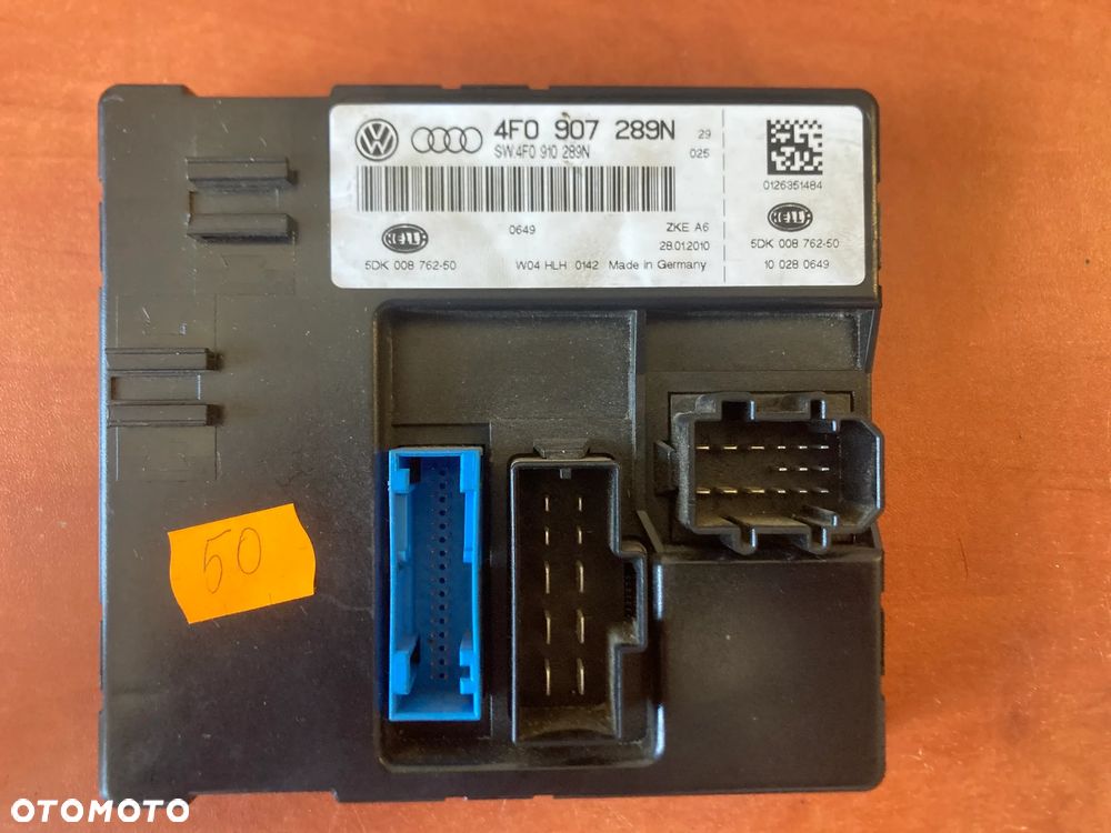 Moduł komfortu Audi A6 C6 4F0907289N - 1