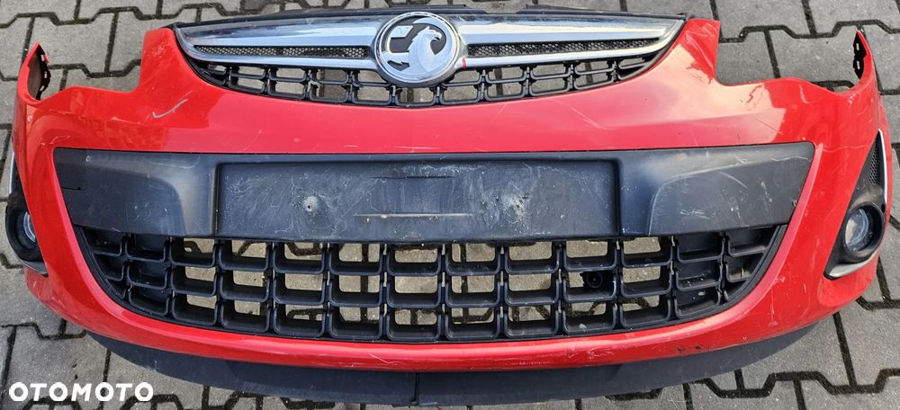 Opel Corsa D lift zderzak przód przedni - 1