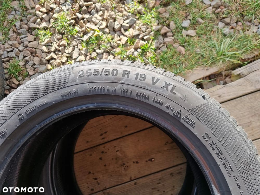 Opony Conti WinterContact TS 850 P 255/50R19 107V 2021r. 2x6mm bdb stan - 8