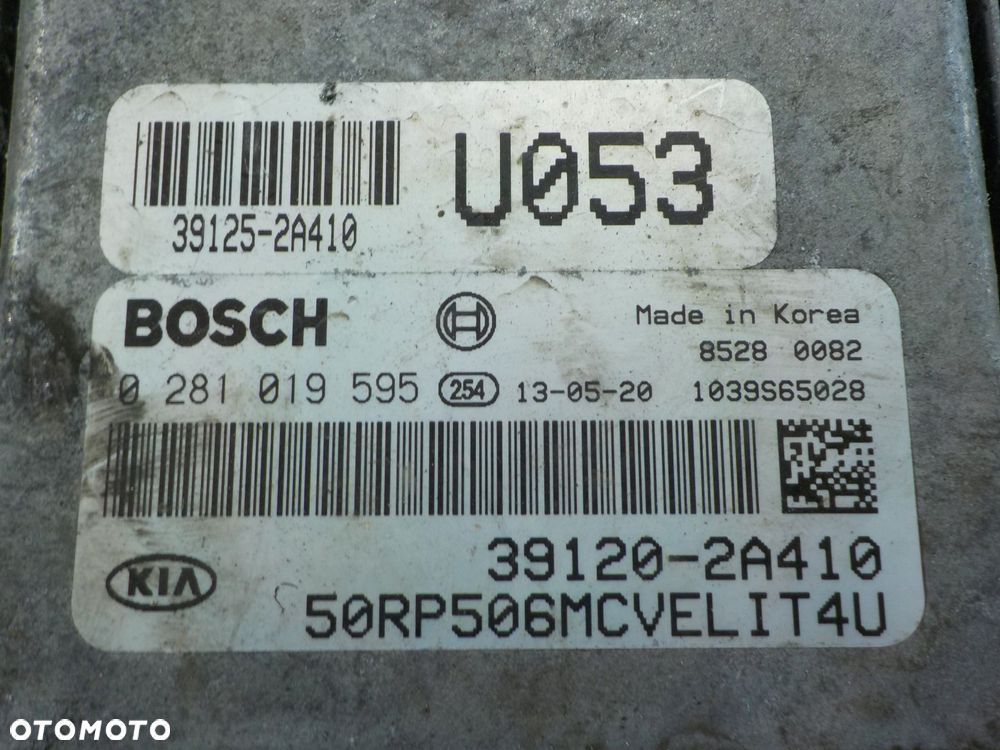 KIA CARENS IV 1.7 CRDI 13r 5D sterownik komputer silnika 39120-2A410 - 3