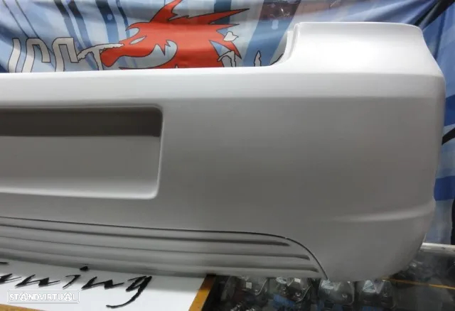 Para-choques traseiro em fibra VW Golf 4, IV R-line LOOK C/1 saída simples, dupla, 2 saídas ou sem saídas de escape - 33