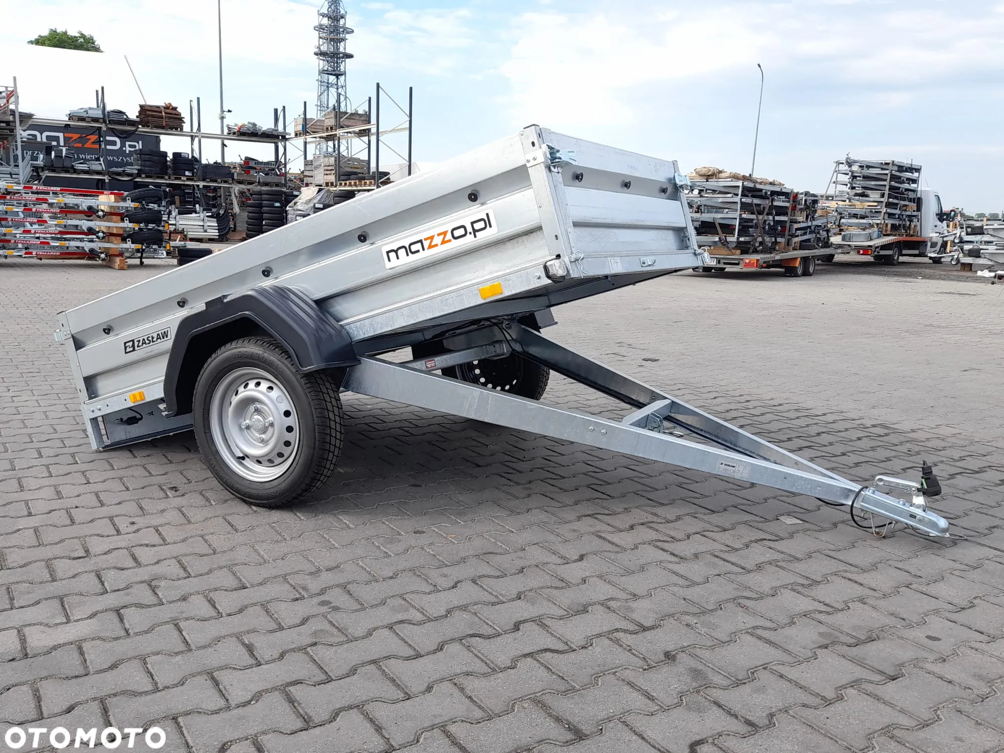 Zaslaw Dostawa Przyczepka uchylna DMC750kg 205x122x35cm SOLIDNA I MOCNA! HIT! - 16