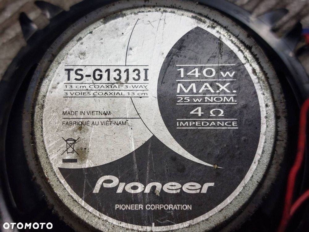 GŁOŚNIKI KOMPLET 2x PIONEER TS-G1313I 2x PIONEER TS-G1312I 13CM 130MM - 4
