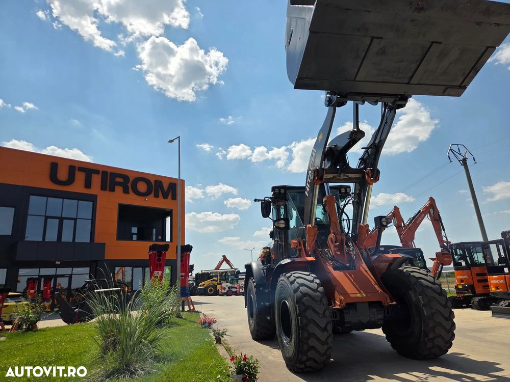Hitachi ZW180-7, 2022, 3.650h, 13.294km rulati, CUPLA RAPIDA, cupa 3mc, Camera spate si laterale, cantar, gresare automata, Michelin 80% ok, consum mediu 8,9l/h, circ hidr suplm, masa operationala 18t,CA NOU-posibilitate leasing 4 ani-PROMOTIE 99.900 EUR+Tva - 8