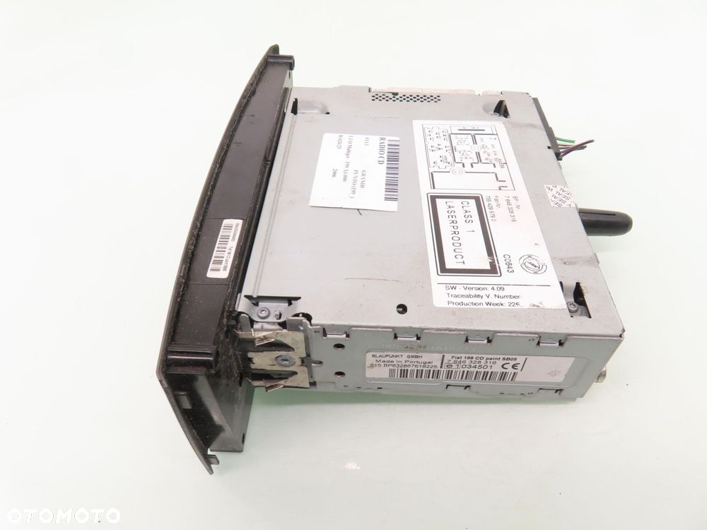 RADIO FIAT GRANDE PUNTO 7646328316 - 5