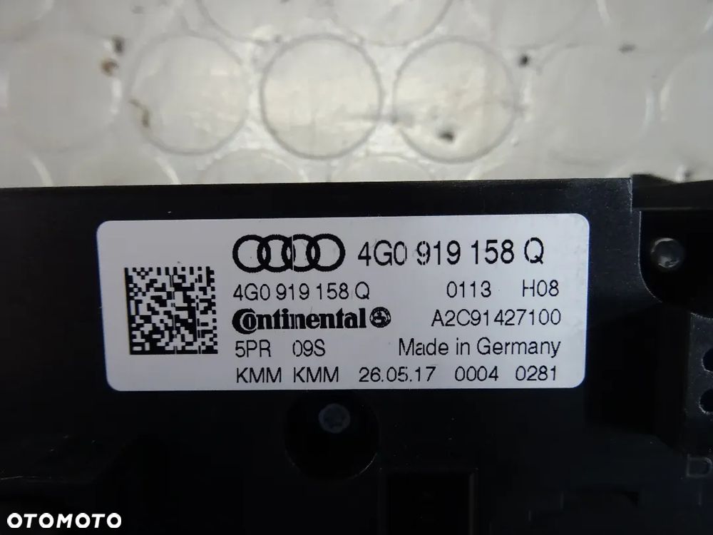 4G0919158Q panel klimatyzacji TYL Audi A6 A7 C7 LIFT czesci - 2