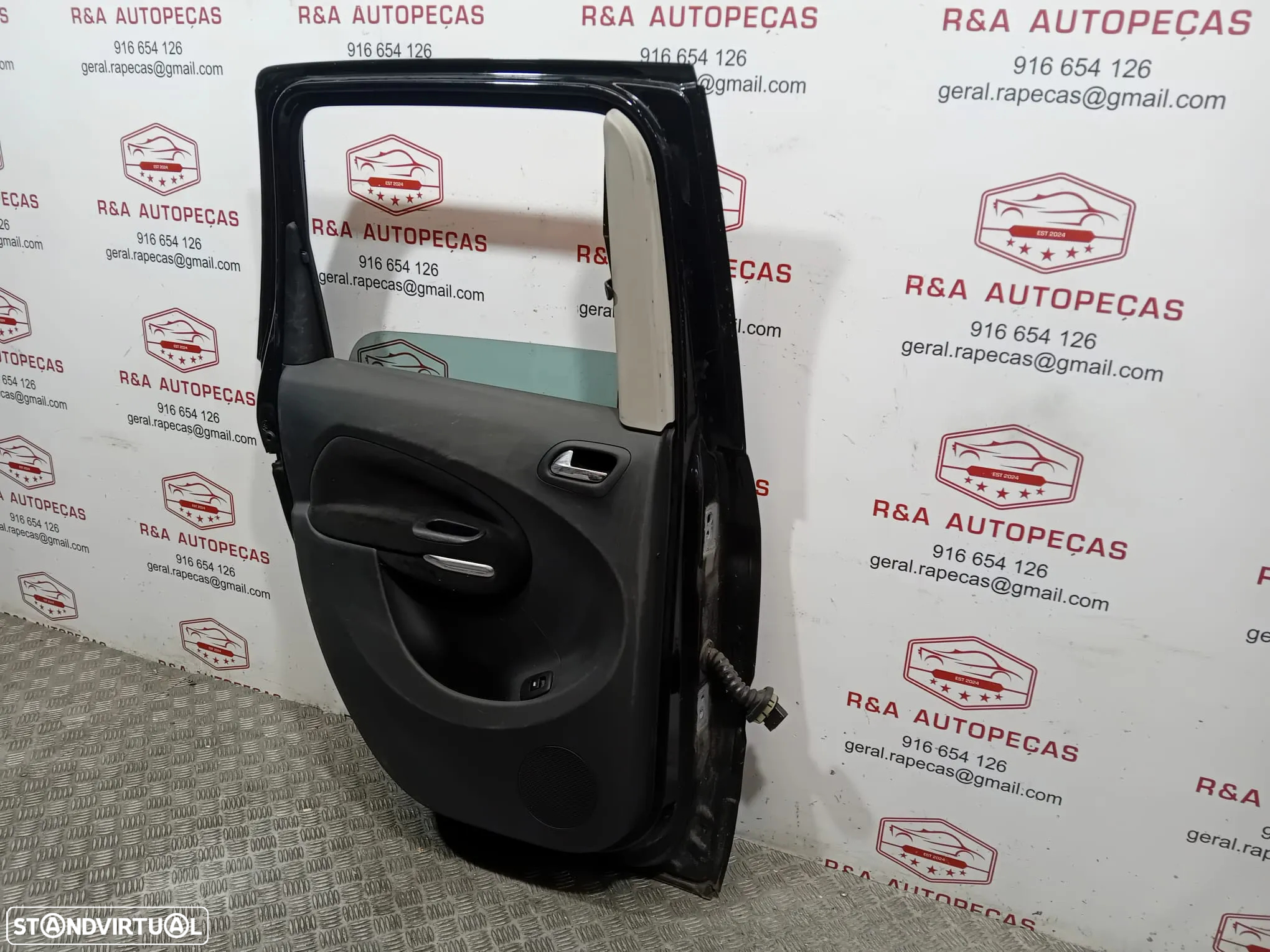 Porta Trás Traseira Esquerda Citroen C3Picasso Original - 7