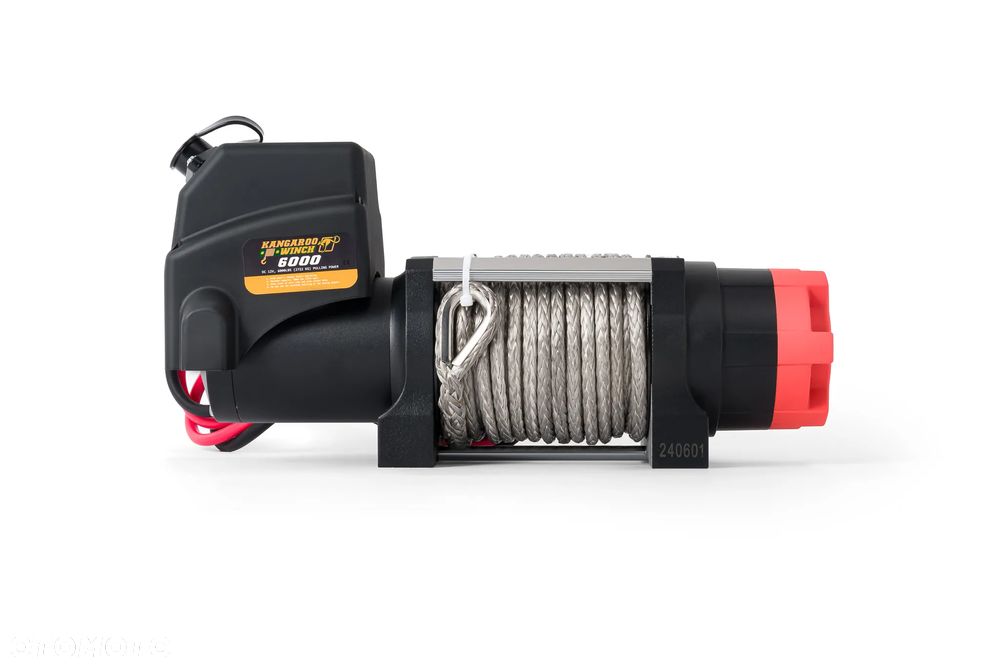 Wyciągarka Elektryczna Kangaroowinch K6000E 12V Z Liną Syntetyczną I Sterowaniem Bezprzewodowym - 1