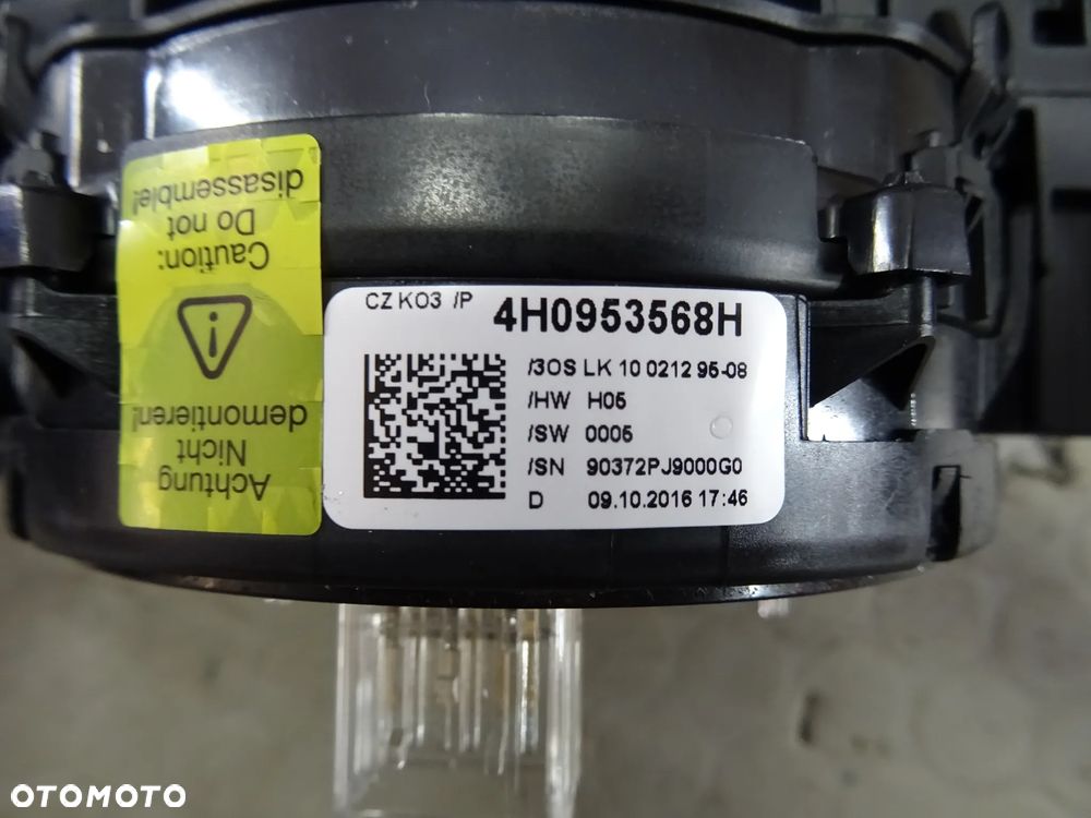 4H0953568H tasma zwijak Air bag Grzana Audi A6 C7 A7 A8 czesci - 2