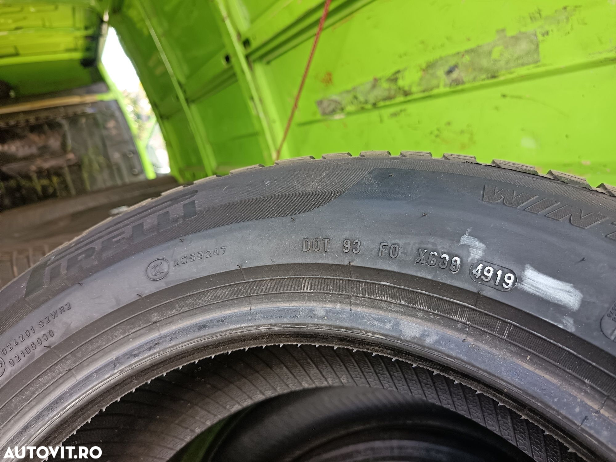 Anvelope MS iarna 205 60 16 pirelli runflat 2019 6-6.5mm - 6