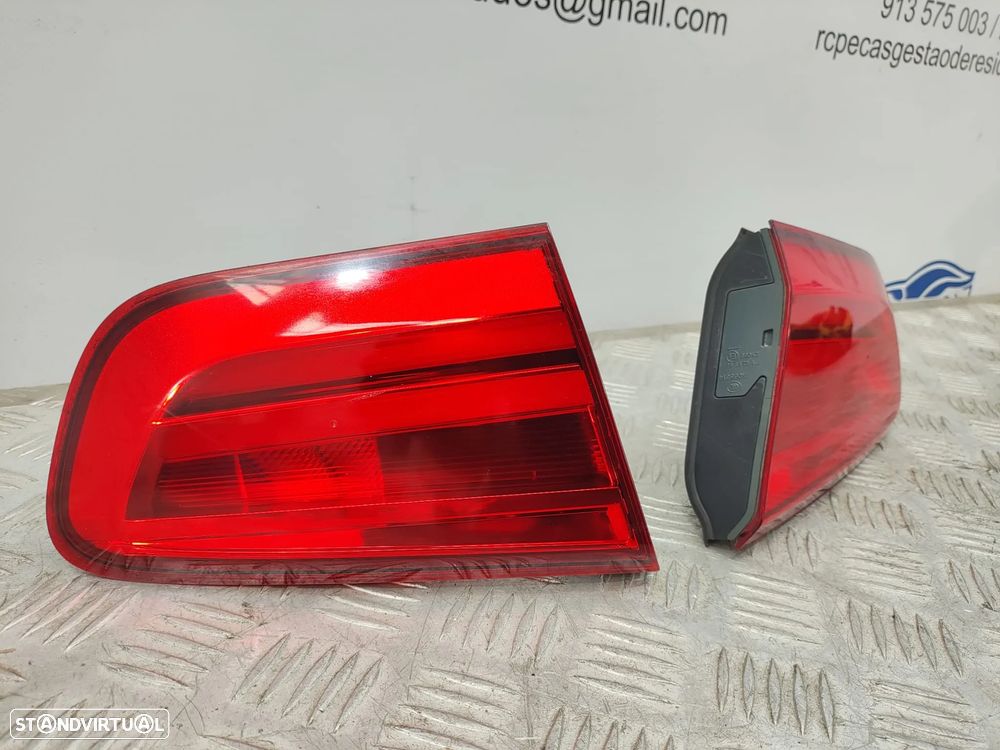 Farolins Tras Traseiros Mala Esquerdo Direito Originais LED BMW Serie 1 LCI F20 5 portas F21 2 portas 7359019 7359020 2014 - 2019 - 4