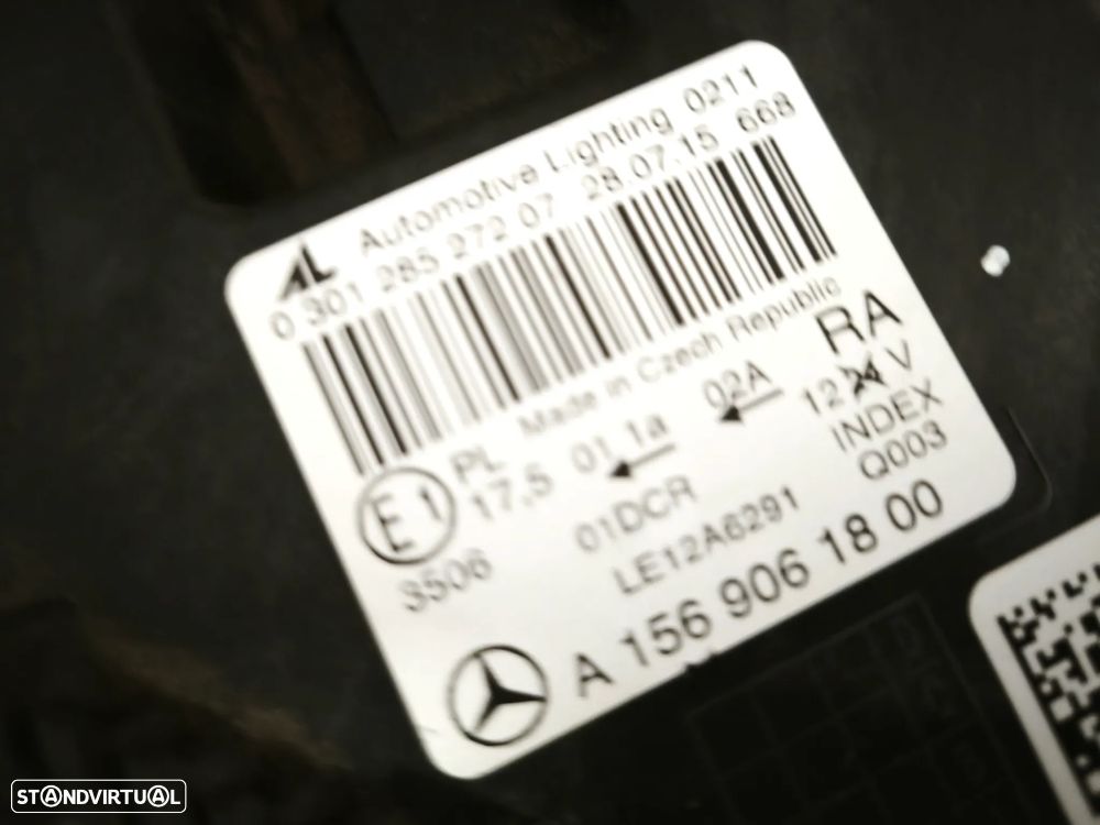 Farol direito bi-xenon LED Mercedes GLA 156 - 4