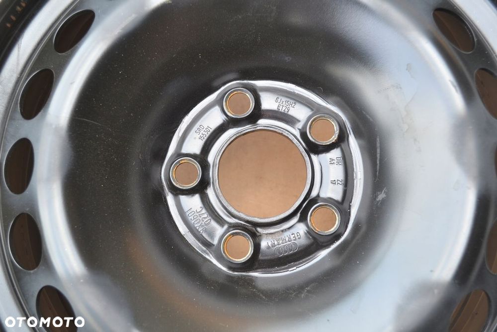 FELGI STALOWE AUDI VW SKODA SEAT 5x100 6J15 ET 29 x4szt F-505 - 13