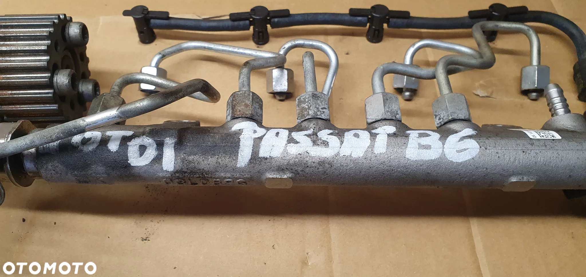 Wtryskiwacze wtryski układ wtryskowy paliwa zestaw pompa listwa wtryski pompka VW Passat B6 2.0 TDI Common Rail - 15