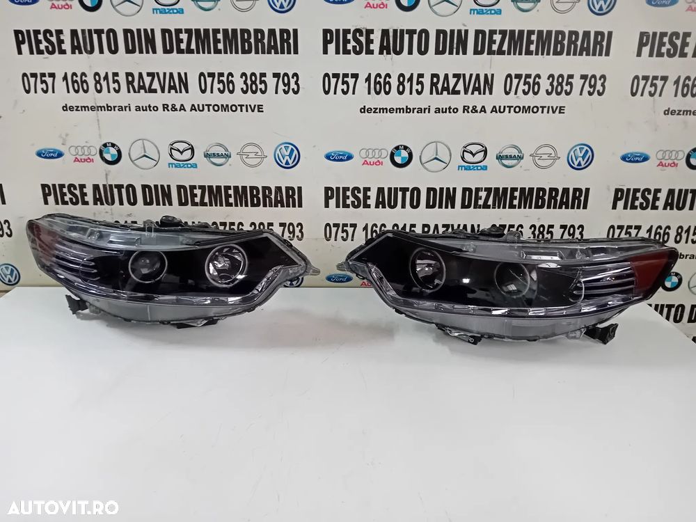 Set Faruri Far Stanga Dreapta Full LED Honda Accord 2008-2013 Volan Stanga - 1