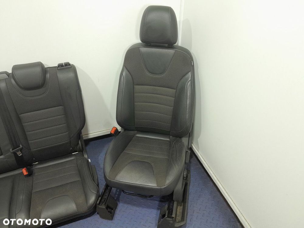 FORD KUGA MK2 FOTELE KANAPA KOMPLET PÓŁ SKÓRA EU - 2
