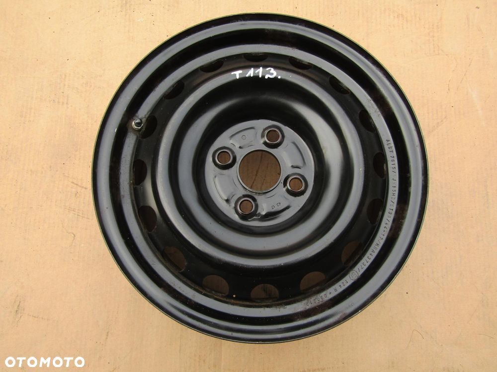 1x Felga Stalowa 15 Toyota Yaris III IQ 5j 4x100 ET39 + czujnik TPMS - 3