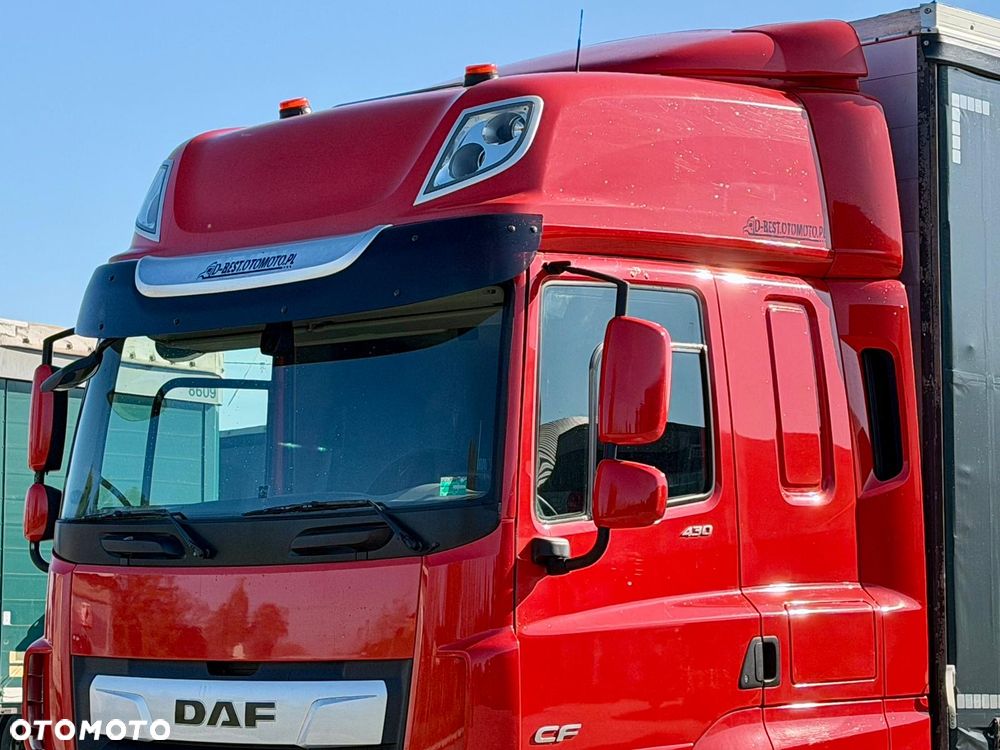 DAF CF 430 / FIRANKA / WINDA / E6 / 6x2 / AUTOMAT / NOWE TACHO / 3 OŚ PODNOSZONA / SKRĘTNA / 19 EUROPALET / SYPIALKA / 2018 ROK - 10