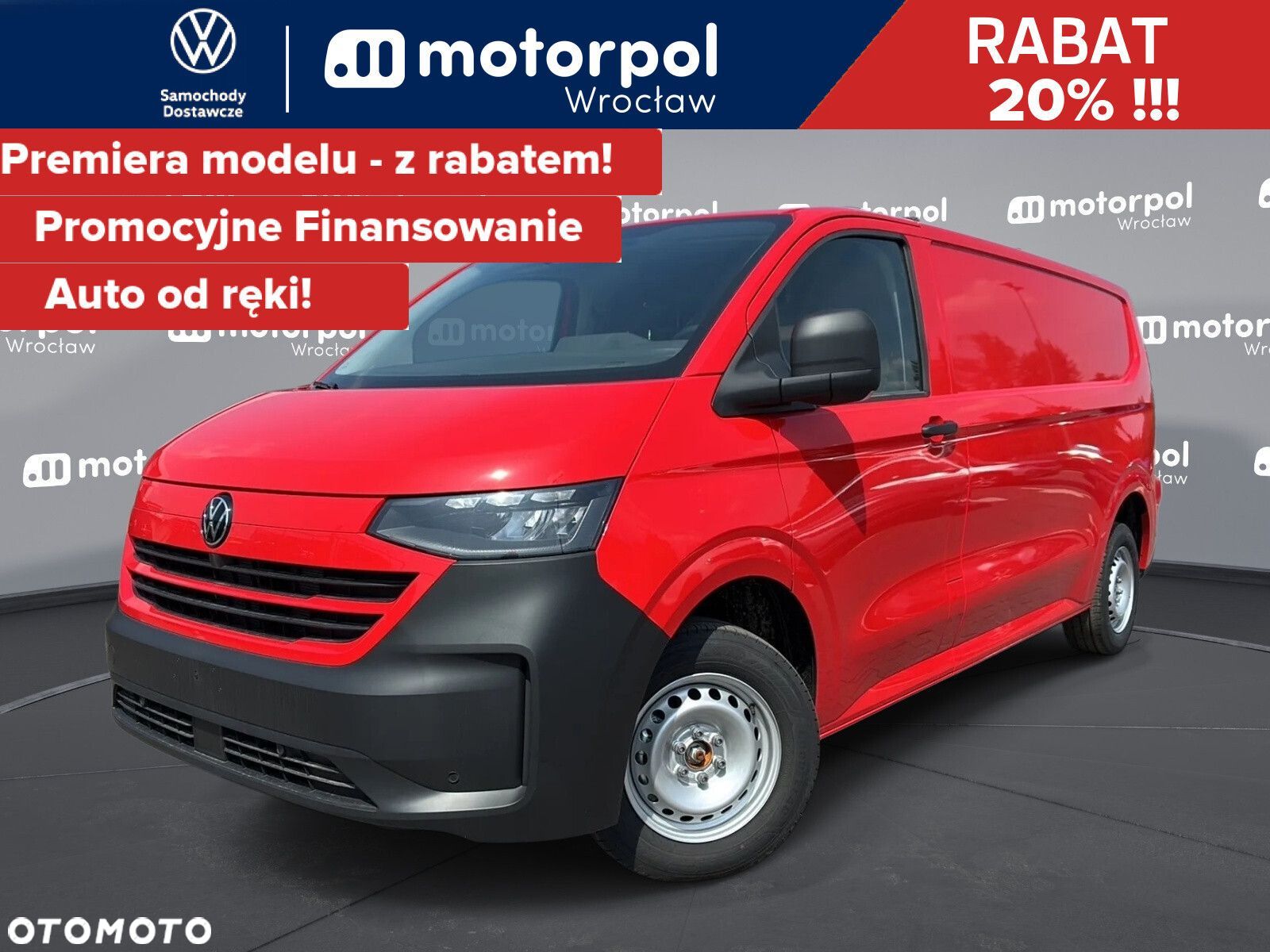 Volkswagen Transporter T7 Furgon (L2) AUTOMAT, 2.0 TDI 150KM, r.o. 3500 mm - 1