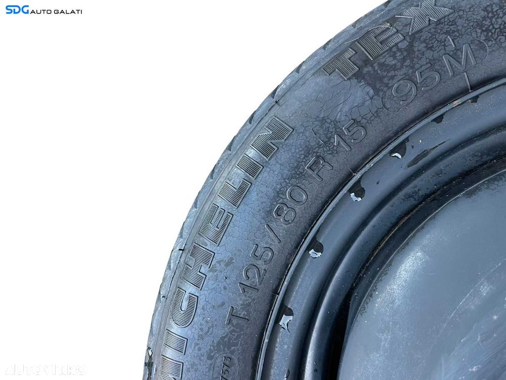 Janta Roata Rezerva Slim 31-2jx15h2x45 125 80 15 R15 4x100 Rover 200 25 45 MG ZR ZS 1995 - 2005 Cod RRC116520 [B4194] - 8