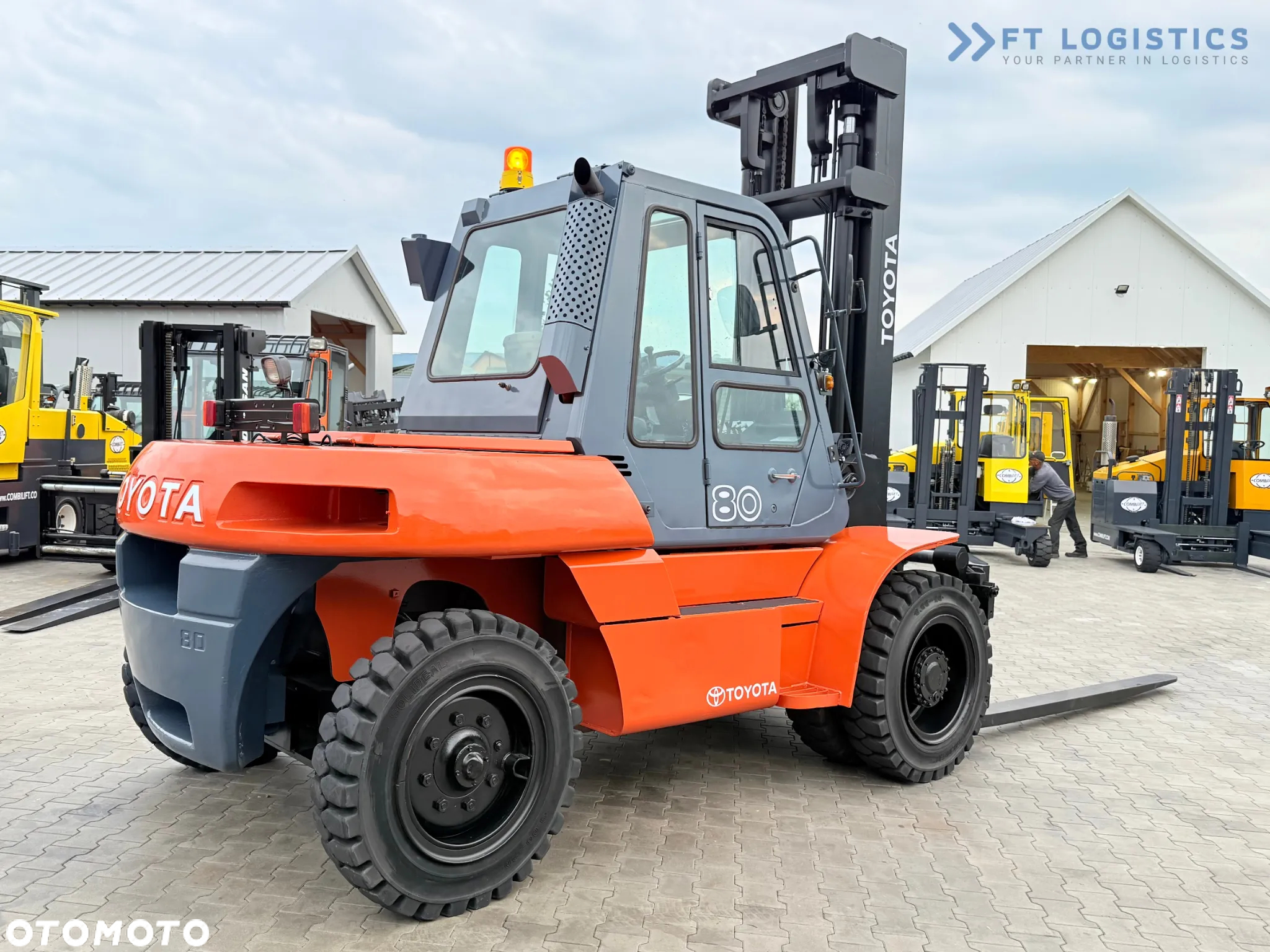 Toyota 60-5FD80 / DIESEL / DUPLEX - 4500MM / NOWE OPONY / KABINA OGRZEWANA / 8 TON / UDT / STAN IDEALNY - 15