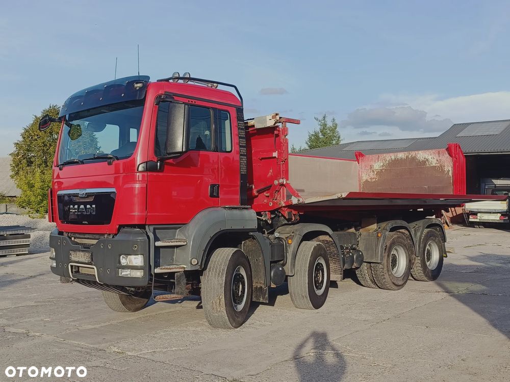 MAN TGS 35.440 8x4 E5 Schwarzmuller Kipper + Bordmatik/ Manual/ - 9