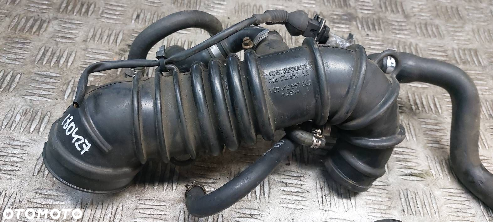 RURA DOLOT POWIETRZA AUDI A4 B6 1.8 T BFB 163KM 06B133356AA - 7