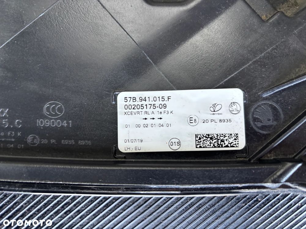Skoda KAROQ  lampa przód prawa lewa Kompletna 57B941016F 57B941015F - 10