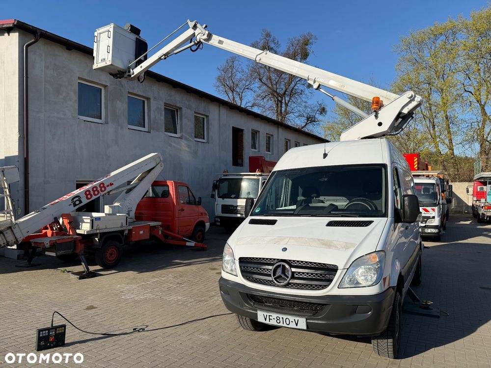Mercedes-Benz Podnośnik Koszowy Palfinger P140V Zwyżka 14 metrów Pilot ! UDT Dmc 3500kg Kat b Jak Wumag Ruthmann Multitel - 15