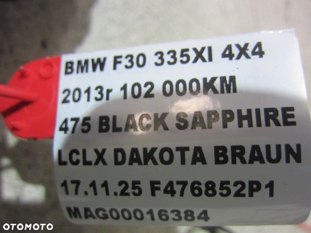 BMW F31 F30 F20 F34 4X4 PÓŁOŚ LEWA PRZEDNIA LEWY PRZÓD 7597693 31607597693 - 7