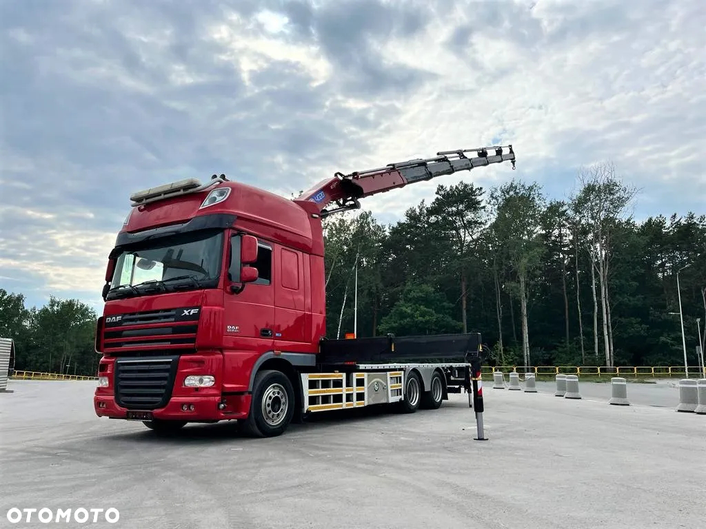 DAF XF 105 6X2 HMF 4020 HDS Żuraw Crane - 17
