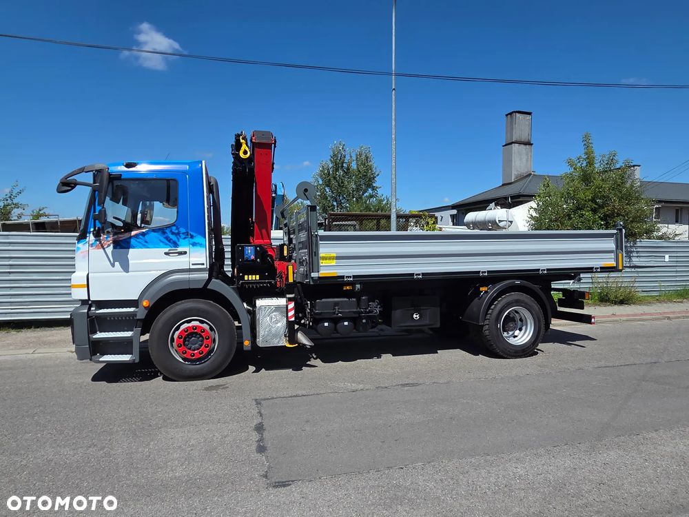 Mercedes-Benz AXOR 1824 // HDS HMF 1420-K3 3 WYSUWY + PILOT // NOWY KIPER // ŻURAW DŹWIG CRANE KRAN - 20