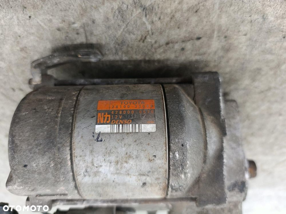 ROZRUSZNIK TOYOTA YARIS I FL 28100-33050 428000-0570  DENSO 1.4 D-4D - 3