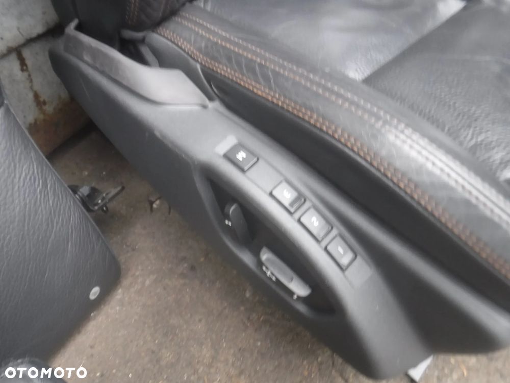 Volvo XC60 I skory skorzane fotele siedzenia kanapa grzane - 7