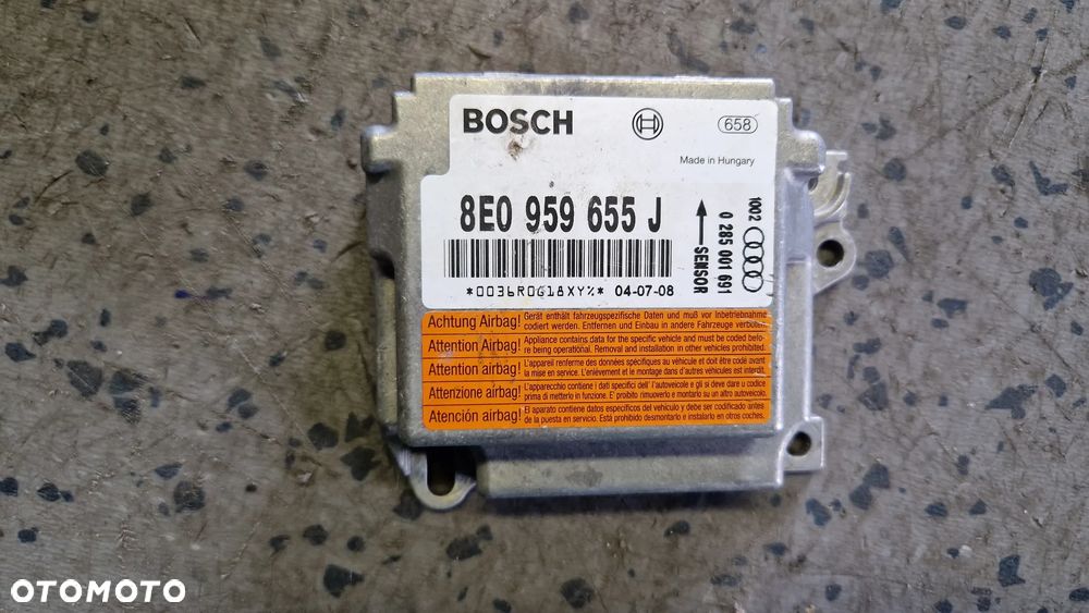 AUDI A4 B6 MODUŁ PODUSZEK POWIETRZNYCH 8E0959655J - 1