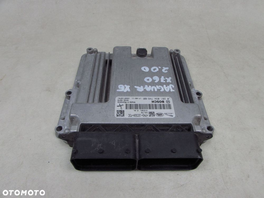 JAGUAR XE X760 2.0D 15-24 KOMPUTER STEROWNIK H7A3-12C520-FDC 0281034746 - 1