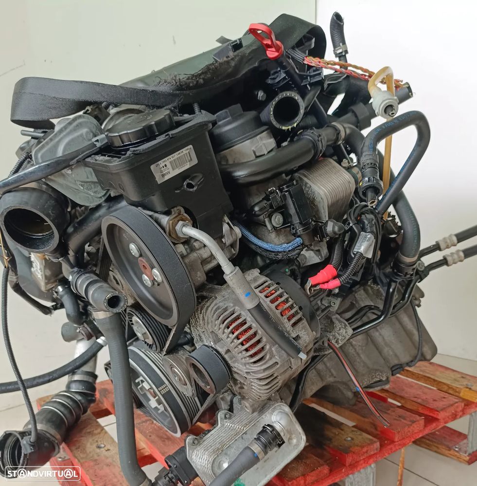 Motor bmw 520D 163cv E60 E61 2.0D M47 204d4 caixa velocidades 6HP19 - 4