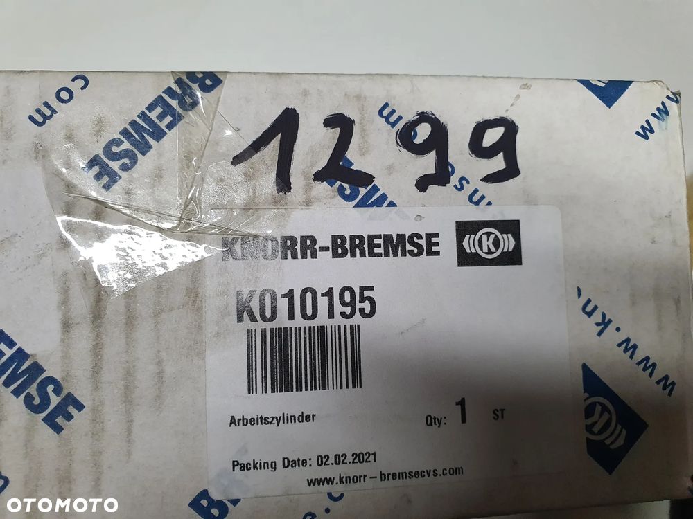 Siłownik, sprzęgło, cylinder roboczy Knorr-Bremse K010195, SC1C, IVECO - 4