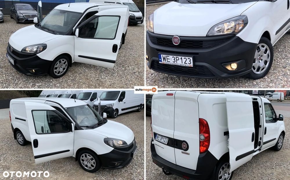 Fiat DOBLO PROFESSIONAL L2H1 Long MAXI VAN WZMOCNIONY Ładowność 961kg, Homologacja cięż. VAT-1, HAK wpinany 1300kg, Alarm, Czujniki parkowania, Halogeny, Podgrzewane fotele, Koła 16' MOCNY SILNIK 1.6 MultiJet, 105KM Emisja spalin Euro-6, Skrzynia biegów 6cio stopniowa! Zabudowa paki, F-VAT23% - 9