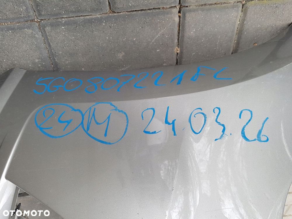 vw golf 7 lift 17^ zderzak przód 4x pdc spryskiwacze 5g0807221fl - 8
