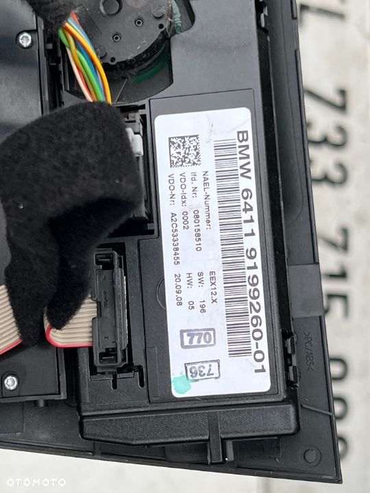 Panel klimatyzacji idealny Bmw e90 e91 e92 e93 lift lci - 5