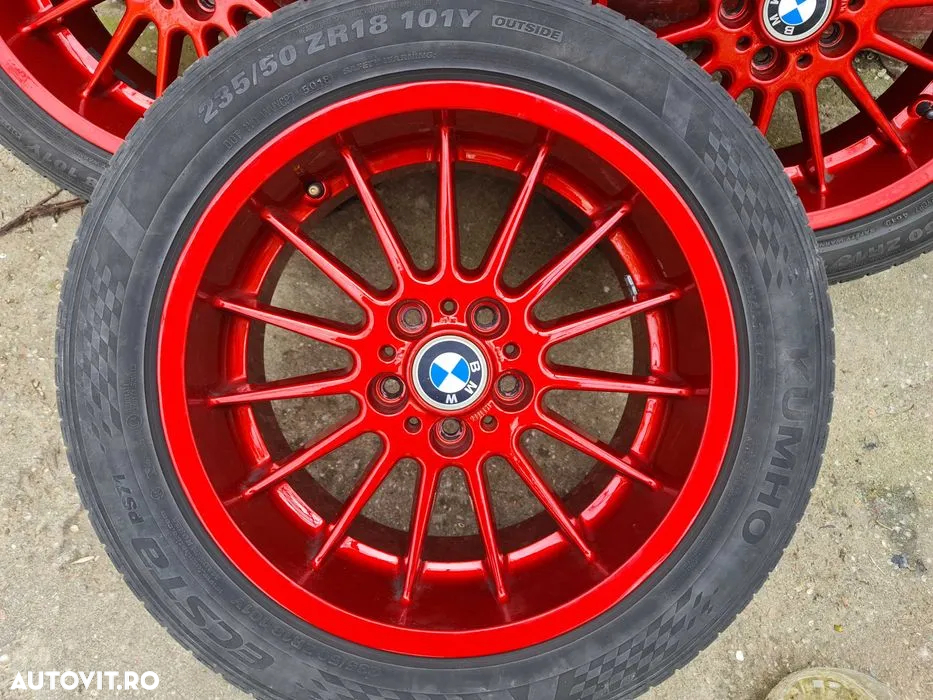 Vand 4 Jante BMW Candy RED, style 32, R18, 8 j, IS/Et +20 - 2