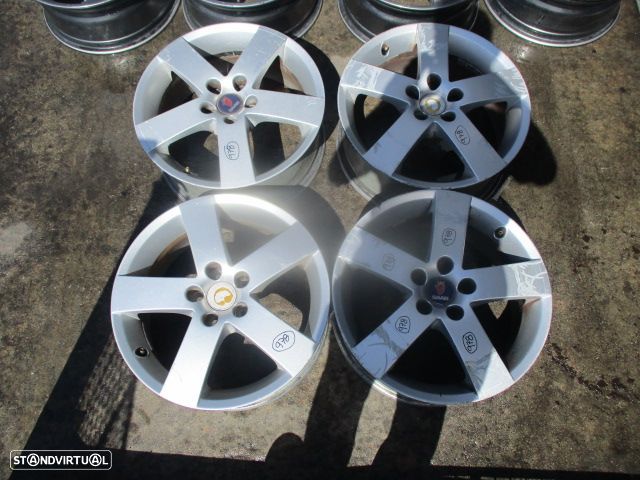 Jogo De Jantes JGJANT978 SAAB 95 2007 1.9 TID 150CV 4P PRETO ET49 7X17 5X112 65.7Mm - 2