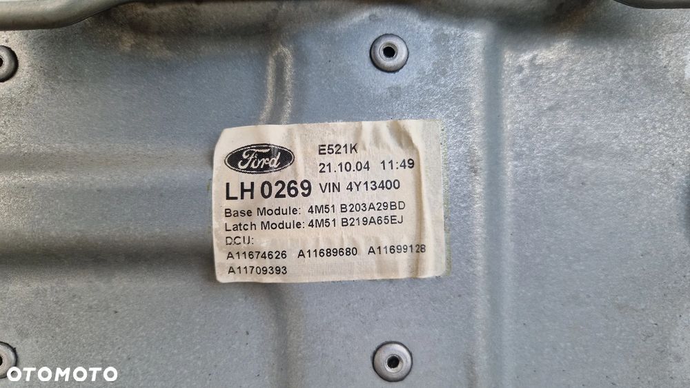 FORD FOCUS MK II 3 DRZWI PODNOŚNIK SZYBY LEWY - 3