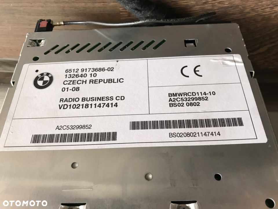 RADIOODTWARZACZ BUSINESS CD BMW E83 X3 9173686 - 4