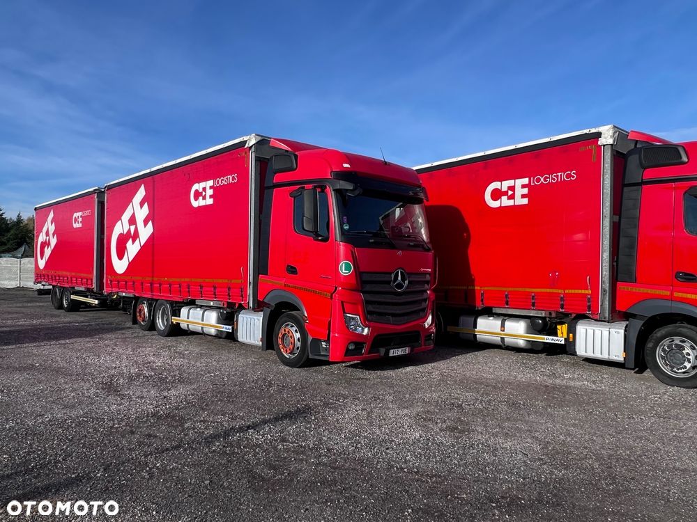 Mercedes-Benz ACTROS  MP5 euro6 6x2 jumbo zestaw  120m 38palet
