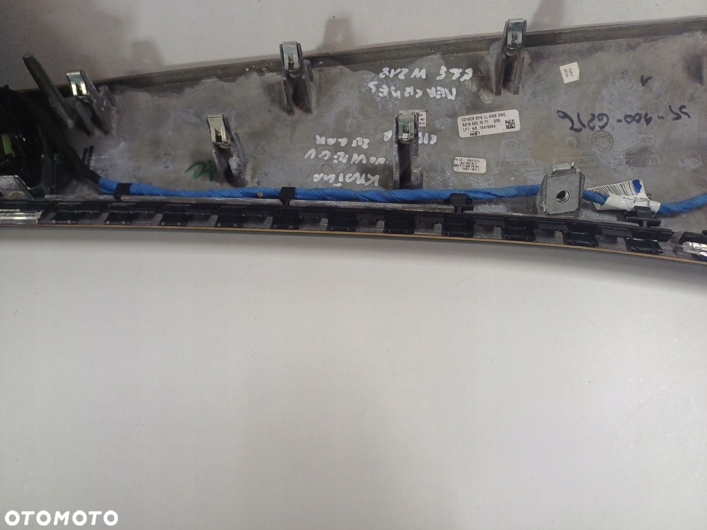 Listwa dekor kratka nawiewu zegarek MERCEDES CLS W218 - 13