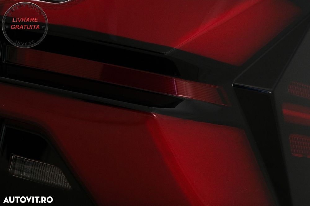 Stopuri LED BMW X5 E70 (2007-2013) Light Bar Upgrade la G05 LCI Design- livrare gratuita - 4